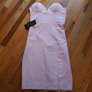 Pale Pink strapless Dess